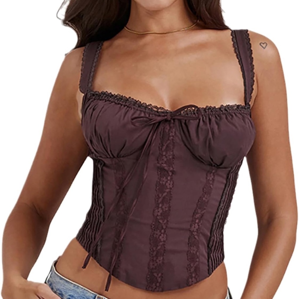 Amazon Women's Brown Crop Top